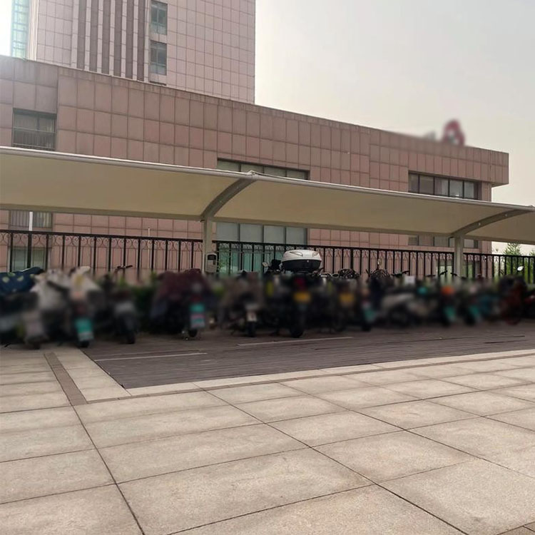 阿拉善盟膜结构电动车棚